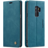 Funda Para Samsung Galaxy S9 Plus, Azul/billetera/cuero