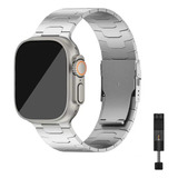 Correa Para Apple Watch Iwatch Ultra 2 1 Acero Titanio 49mm