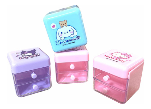 Mini Joyero Hello Kitty Y Sus Amigos 3 Compartimentos