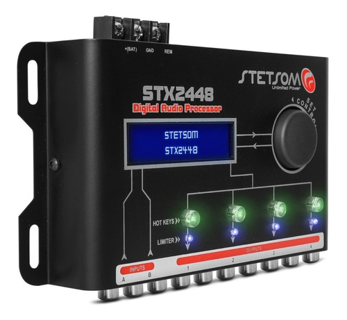 Processador Crossover E Equalizador Stetsom Stx2448-stx 2448