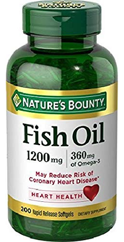 Fish Oil 1200 Mg 360mcg Nature's Bounty