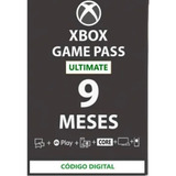 Xbox Game Pass Ultimate 9 Meses