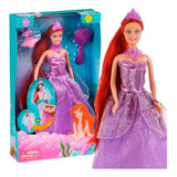 Muñeca Sirenita Ariel 30cm Princesa Sirena Juguete Regalo