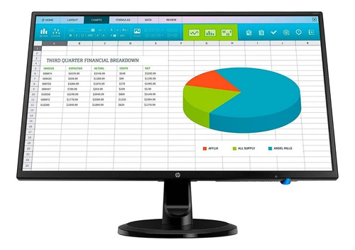 Monitor Hp N246v Led 23.8  Negro 100v/240v