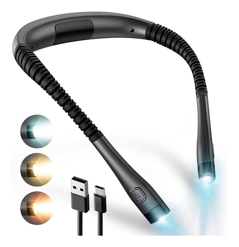 Luz Led Flexible Gadnic Read Pro De Lectura Recargable Usb-c