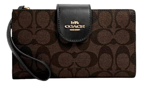 Cartera Coach 100% Original Mujer Tech Phone Wallet 