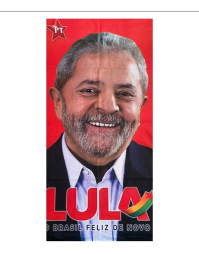 Toalha De Rosto Lula 2022