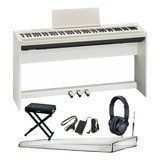 Piano Digital Roland Fp30x Wh 88 Teclas Com Estante + Kit