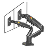 Soporte Gc F160 Pantalla Doble Tv Para Mesa Ajustable 17-27