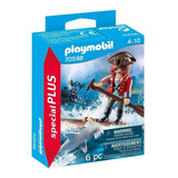 Playmobil Special Plus - Pirata Con Balsa Y Tiburon - 70598