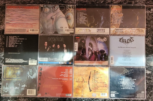 Lote X 12 Cd's Metal Nacional Argentino