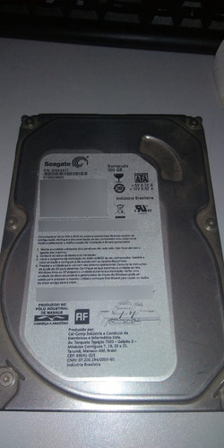 Hd Sata Seagate Barracuda 7.2k 3.5 St500dm002 Cor Prateado