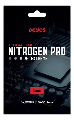 Thermal Pad Pcyes Nitrogen Extreme 2.0mm X 100x50mm 14,8w/mk