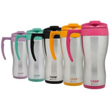  Mug Vaso Con Asa Metalico Con Caja 400ml Keep