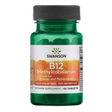 Vitamina B12 5000mcg 60tabletas Swanson 