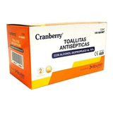 Toallitas Antisépticas Alcohol 70% Cranberry 5 Cajas X 100un
