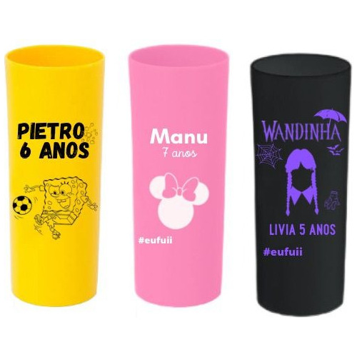 Kit De 150 Copos Long Drink Personalizados