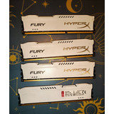 Memoria Ram Fury Gamer Blanco 8gb 1 Hyperx Hx316c10fw/8