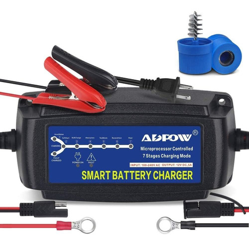 Cargador De Batería Inteligente Automático De 5 A 12 V