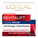 Crema Noche L'oréal Revitalift - mL a $1180