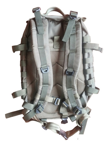 Morral Militar Tipo Comando En Lona De Resistencia Camping  