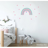 Arcoiris, Vinil Rainbow Decoracion Recamara Niña