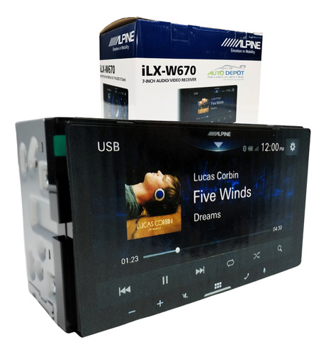 Autoestéreo Pantalla Carplay Android Y Bt Alpine Ilxw670