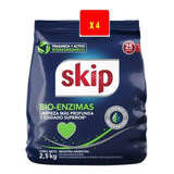 Skip Jabón En Polvo 2.5 Kg X 4 Unidades