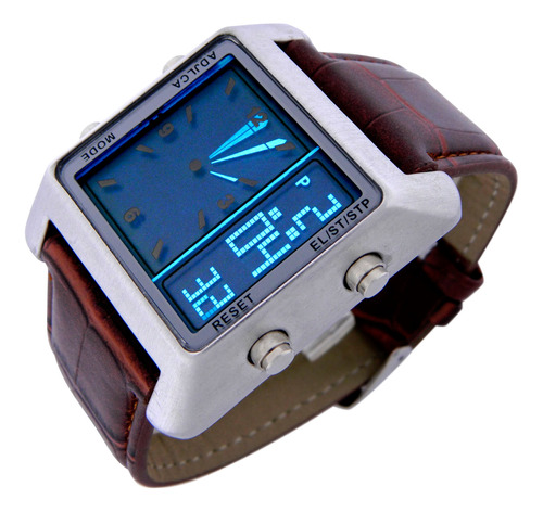 Reloj Montreal Digital Hombre Ml1698 Cronómetro Luz Alarma