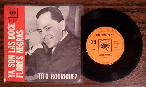 Tito Rodriguez Ya Son Las Doce Flores Negras Disco Simple