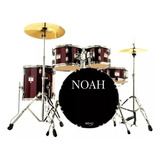 Bateria Noah Sc5 22 Metalic Wine (vinho) Com Ferragens Sc5-2