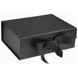 Caja De Regalo Magnética Y Plegable De 40x30x14 Cm