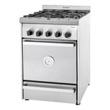 Cocina Sol Real Profesional 4h 55cm Color Plateado