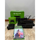 Vendo Xbox One + Sensor,en Caja Con 2 Comandos Y 3 Juegos