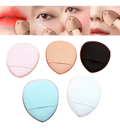 Set De 5 Mini Esponja Para Maquillaje, Borla Pequeña Dedos