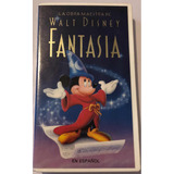 Vhs Disney Fantasía En Español Usada Buen Estado