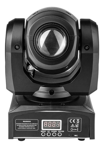 Moving Head Spot Light 40w Rgb Efeito Gobo Strobo Prisma