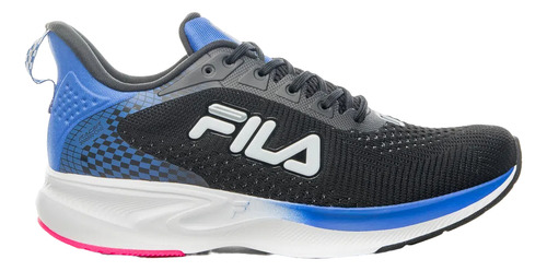 Zapatillas Fila Racer One Color Black/royal/white - Adulto 39 Ar