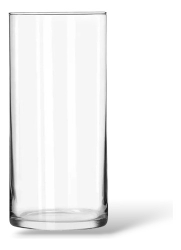 Vaso Tubo Vidro Cilíndrico Transparente  10x30 Decoração 