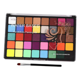 Conjunto De Pintura Corporal Para La Cara Paleta De