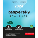 Kaspersky Antivírus Standard 5 Dispositivos 2 Anos
