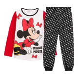 Pijamas Niñas Minnie Mouse Manga Larga Licencia Orig Disney®