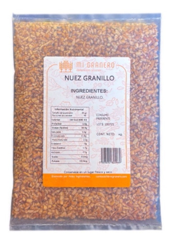 Nuez Pecana Granillo 1 Kilo