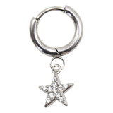 Piercing Argolla Bisagra Estrell Es0252 Titanium 2.0x8 Mm 1u