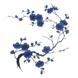 Aplique Para Ropa Flores Azul ( Pegar )
