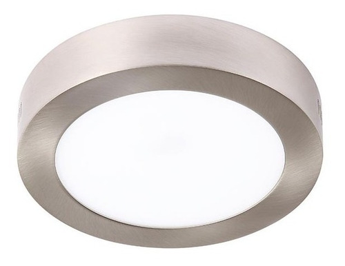  Plafon Led Niquel 24w Redondo Luz Neutra Pal149 Lucciola