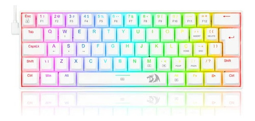 Teclado Redragon Dragonborn K630w-rgb-sp Red Blanco