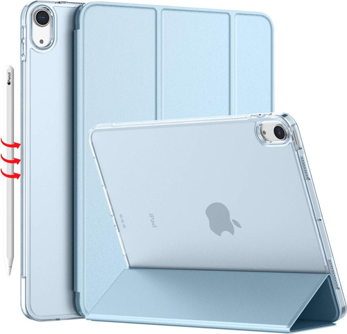 Funda iPad Air 4 Imieet Ligera Delgada Soporte Lápiz Azul