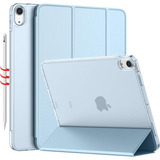 Funda iPad Air 4 Imieet Ligera Delgada Soporte Lápiz Azul