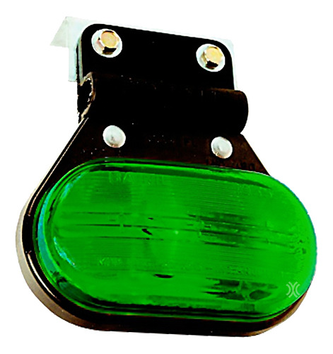 Faro Soporte Flexible Verde Camion Acoplado